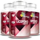 Kit 3X Licopeno Tomate Selênio 500Mg 60 Cápsulas Flora