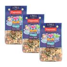 Kit 3X: Macarrão Bambini Princesas Tricolore Paganini 300G