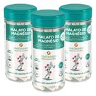 Kit 3x Magnésio de Malato (500mg) 120 Cápsulas - Meissen