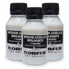 Kit 3x Médium Acrílico Brilhante 100ml Corfix