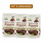 Kit 3X: Mistura Para Brownie Sem Glúten Vitalin 270G