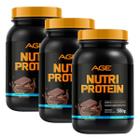 Kit 3x Nutri Protein Age 100% Whey - 900g