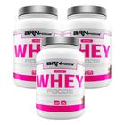 Kit - 3X Pink Whey 900G - Brn Foods