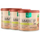 Kit 3x Potes Immune Up Wellmune Fibregum D3 Suplemento Alimentar Natural - Sabores Própolis, Mel e Limão 200g Nutrify
