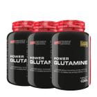 KIT - 3x Power Glutamine 100g - Bodybuilders