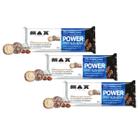 Kit 3x Power Protein Bar Max Titanium 90g Bombom de Avelã com Coco