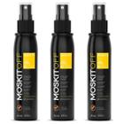 Kit 3x Repelente de Insetos Moskitoff com Icaridina Adulto 10h de Proteção Spray 100ml Farmax