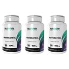 Kit 3x Resveratrol Semente de Uva 120 Capsulas 500mg Nutrivale