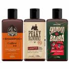 Kit 3x Shampoo Para Barba Coffee Peaky Guaraná Don Alcides