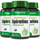 Kit 3x Spirulina Premium com Vitamina E 60 cápsulas - FitoPrime