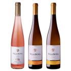 Kit 3x Vinho Verde Português Vila Nova Rosé + Alvarinho + Loureiro 2019