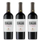 Kit 3x Vinhos Tintos Argentinos Callia Cabernet Sauvignon