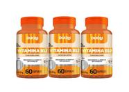 Kit 3x Vitamina B12 Com 60 Cápsulas - Duom