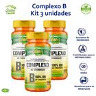 Kit 3x Vitamina Complexo B Unilife Vegana 500 mg 180 comprimidos