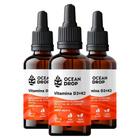 Kit 3X Vitamina D3 K2 Colecalciferol Gotas 30 Ml Ocean Drop