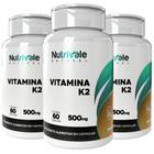 Kit 3X Vitamina K2 Mk-7 60 Cápsulas - Nutrivale