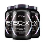 Kit 3x Whey Protein Iso-X 900g - Xpro Nutrition - ISO-X PROTEIN COMPLEX 900GR CHOCOLATE