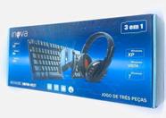 Kit 3x1 Gamer - Teclado, Mouse e Headset Inova KMFON - 6527