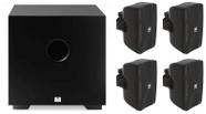 Kit 4.1 Caixa JBl Control SA-PRO C-SA6 Preto + CUBE 8 Preto