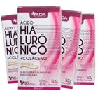 Kit 4 Ácido Hialuronico c/ Colágeno Hidrolisado Suplemento 360 Cápsula Suplemento Alimentar Verisol