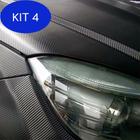 Kit 4 Adesivo Envelopamento Automotivo Fibra De Carbono