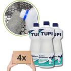 Kit 4 Álcool + Bicarbonato Tupi 1Litro Limpeza Eficiente e Prática em Múltiplas Superfícies
