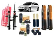 Kit 4 Amortecedor Completo Focus 2001 A 2008 Com Kit Coxim Batente Coifa Buchas