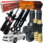 Kit 4 Amortecedores Kayaba Cofap + Coxim Batente Corolla