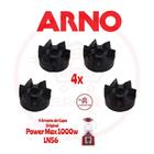 Kit 4 Arrastadir do copo Liquidificador Arno Power Max LN56