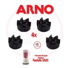 Kit 4 Arrastador do Copo Liquidificador Arno Faceclic LN31