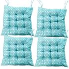 Kit 4 Assentos Almofada Futon P/Cadeira 40cm Menta- Vencedor