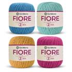 Kit 4 Barbantes Linha Fiore Euroroma - 500m 150g TEX 295 Nº2