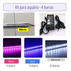 kit 4 barra led aquario 18w 12 volts 80cm