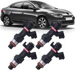 Kit 4 Bico Injetor Fluence 2.0 16V Flex 2010 À 2017- H106845