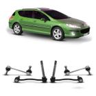 Kit 4 Bieleta Tirante Suspensão Peugeot 407 Sw 09