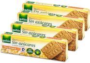 Kit 4 Biscoito Gullon Zero Açucar Fibra Integral 170G - Gullón