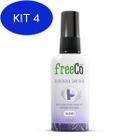 Kit 4 Bloqueador De Odores Sanitários Freeco Lavanda 60 Ml