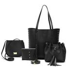 KIT 4 Bolsa Feminina Transversal Tiracolo