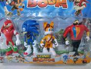 Kit 4 Bonecos Coleção Sonic E Amigos Brinquedo Filme - Araujo