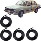 Kit 4 Borrachas De Porta Sem Aba Chevette 4 Portas 83 A 92 - PRO LINE