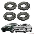 Kit 4 Borrachas Portas C/ Aba Astra Vectra 95 A 11 - Premium - UN / 4 - Uniflex