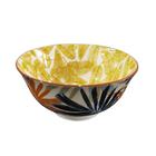 Kit 4 Bowls Vaso Decorativo de Cerâmica Floral 15,5cm HP0025 BTC