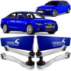 Kit 4 Braço Controle Barra Oscilante Superior Suspensão Dianteira Audi A4 2009 2010 2011 2012 2013 2014 2015 - Stierbar