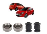 Kit 4 Bucha Bandeja Dianteira Fiat Punto 2008 2009 2010 2011 - Grazzimetal