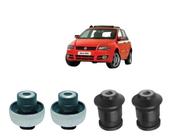 Kit 4 Bucha Bandeja Dianteira Fiat Stilo 2002 2003 2004 2005