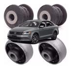 Kit 4 Buchas Bandejas Balanças Dianteiras Jetta 2013 A 2016 - Grazzimetal