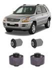 Kit 4 Buchas Da Bandeja Balança Dianteira Kia Sportage 2008 2009 2010