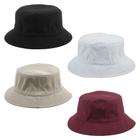 Kit 4 Bucket Hat Liso Unissex Preto, Branco, Bege E Bordo