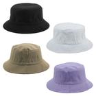 Kit 4 Bucket Hat Liso Unissex Preto, Branco, Caqui E Lilas