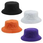Kit 4 Bucket Hat Liso Unissex Preto, Branco, Laranja E Roxo